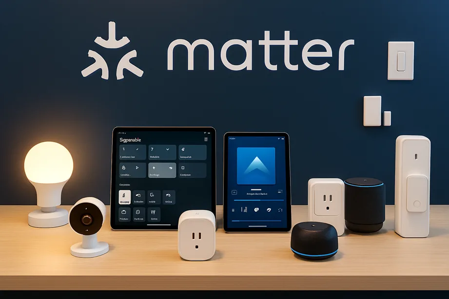 Showcase of Matter-enabled smart home devices at CES 2025