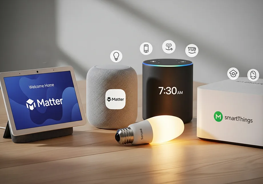 Smart home devices connected seamlessly using Matter protocol