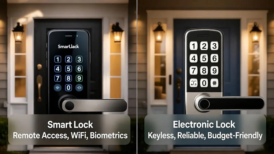smart lock vs electronic lock