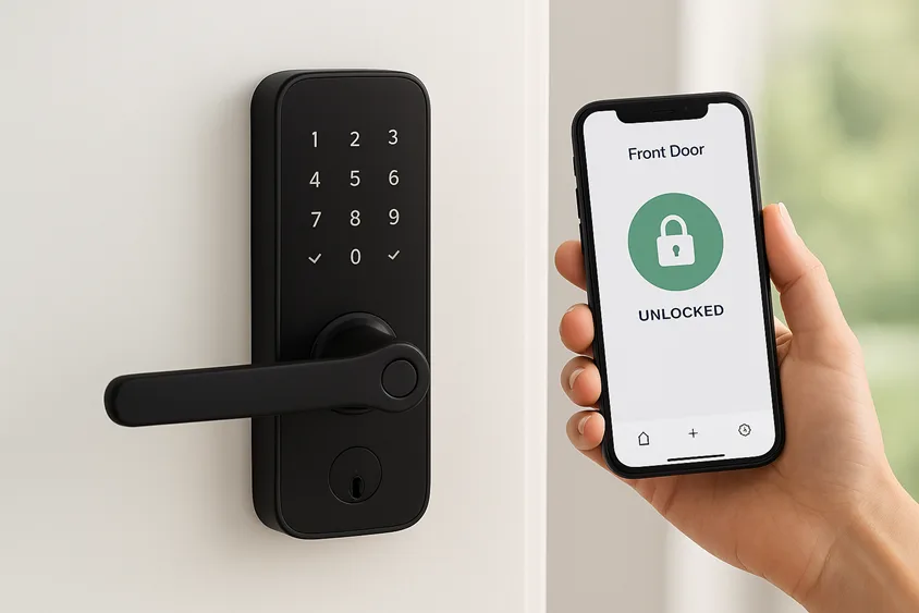 how to use smart door lock