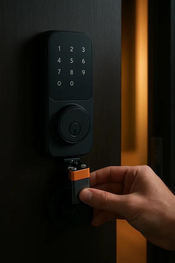 Unlock a smart lock without a key