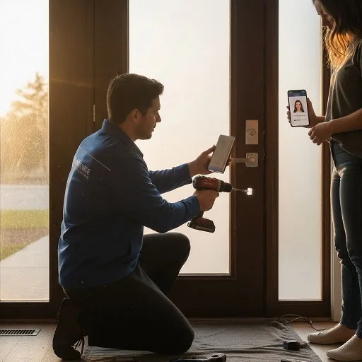 smart door lock with face recognition feature