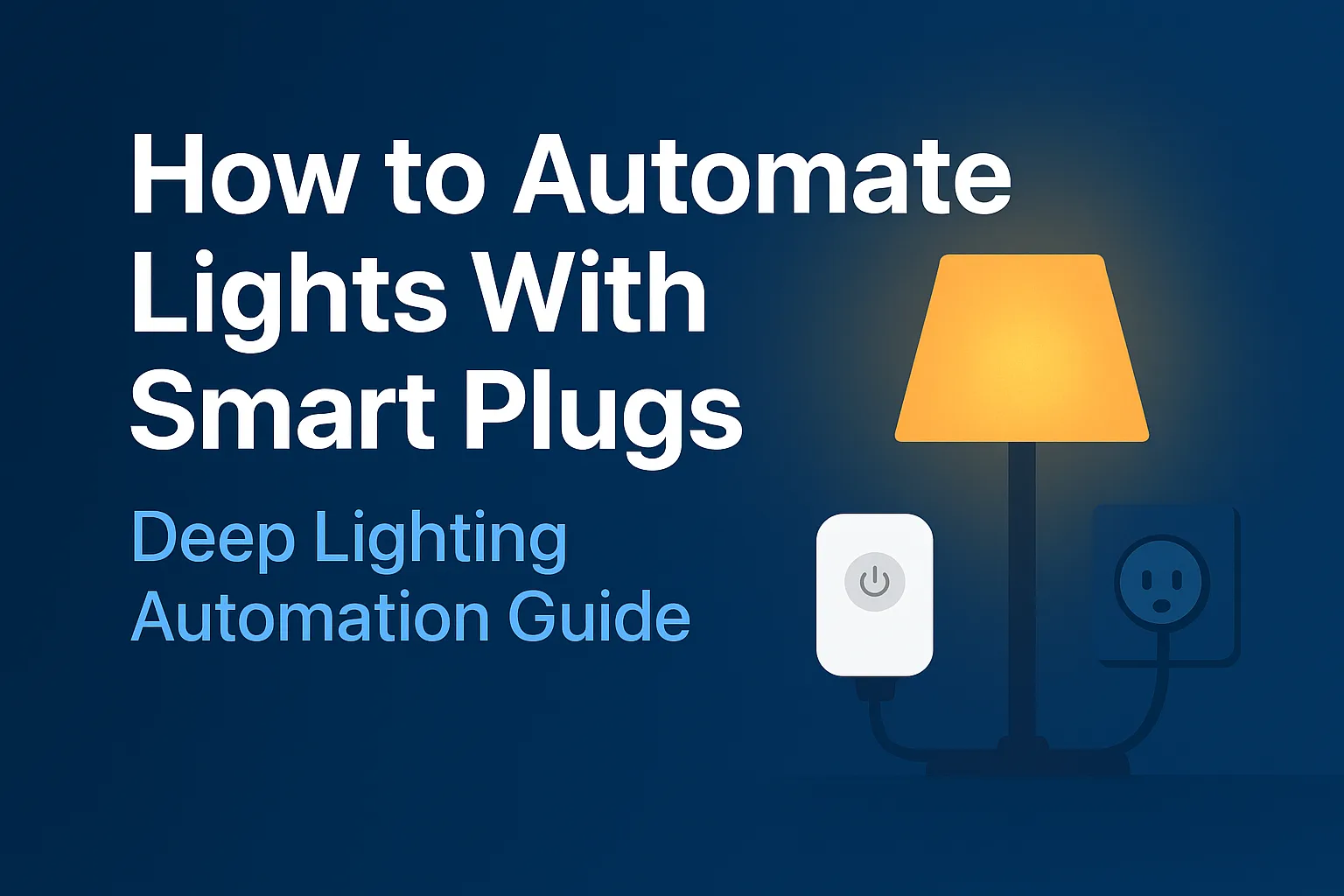 How to automate lights with smart plugs