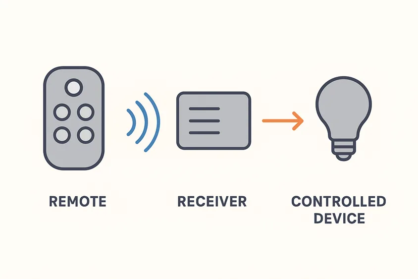 How wireless remote system works