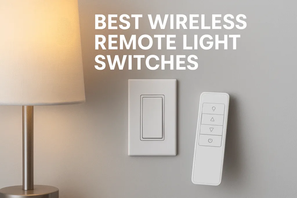 Wireless remote light switches