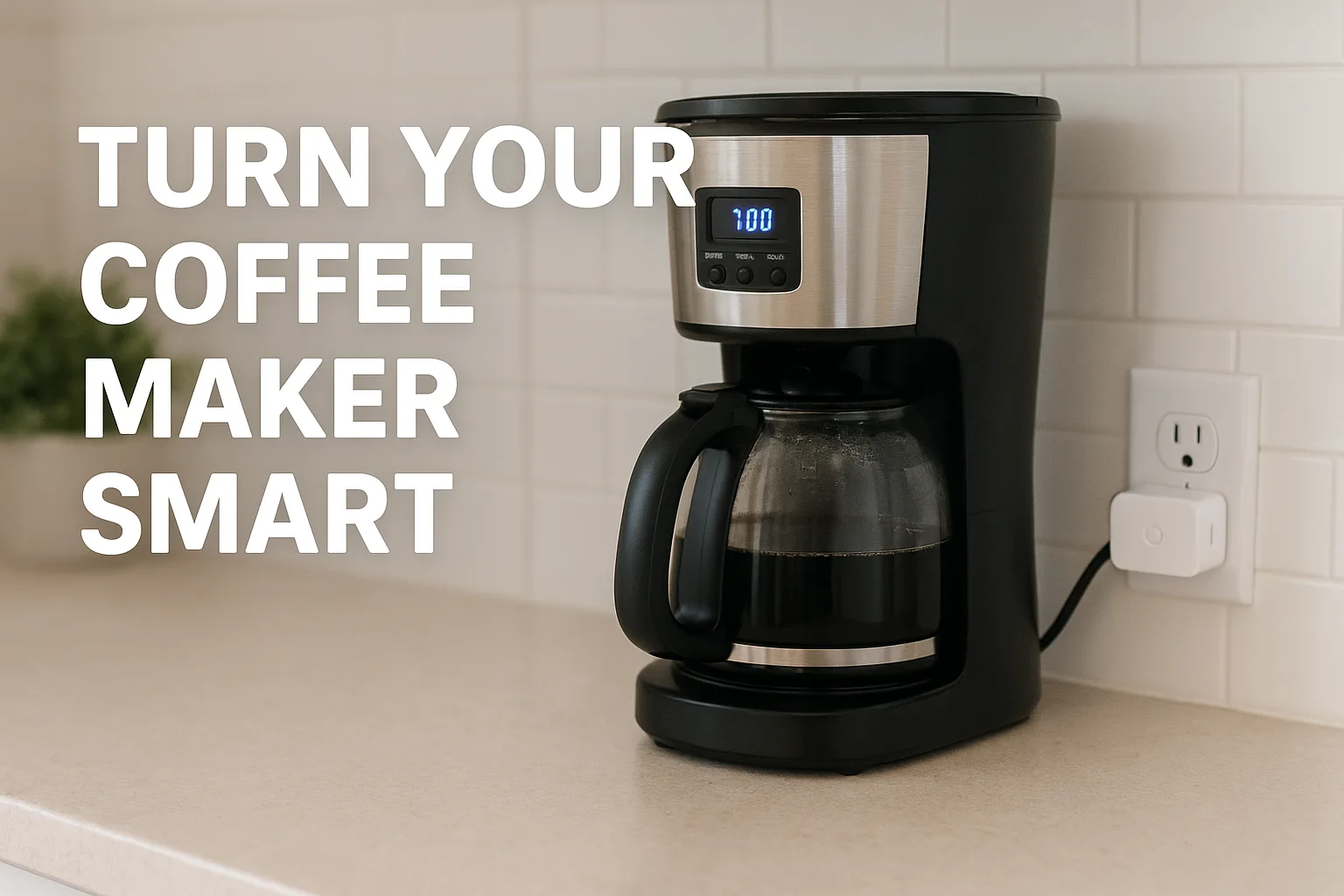 Turn your coffee maker smart