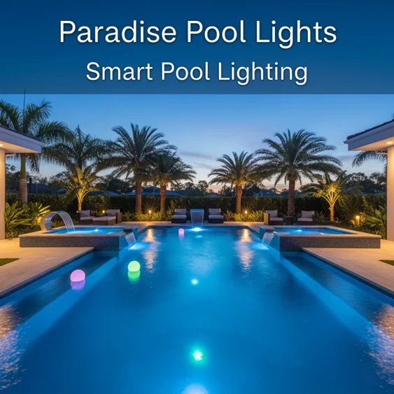 Paradise Pool Lights Smart Pool Lighting