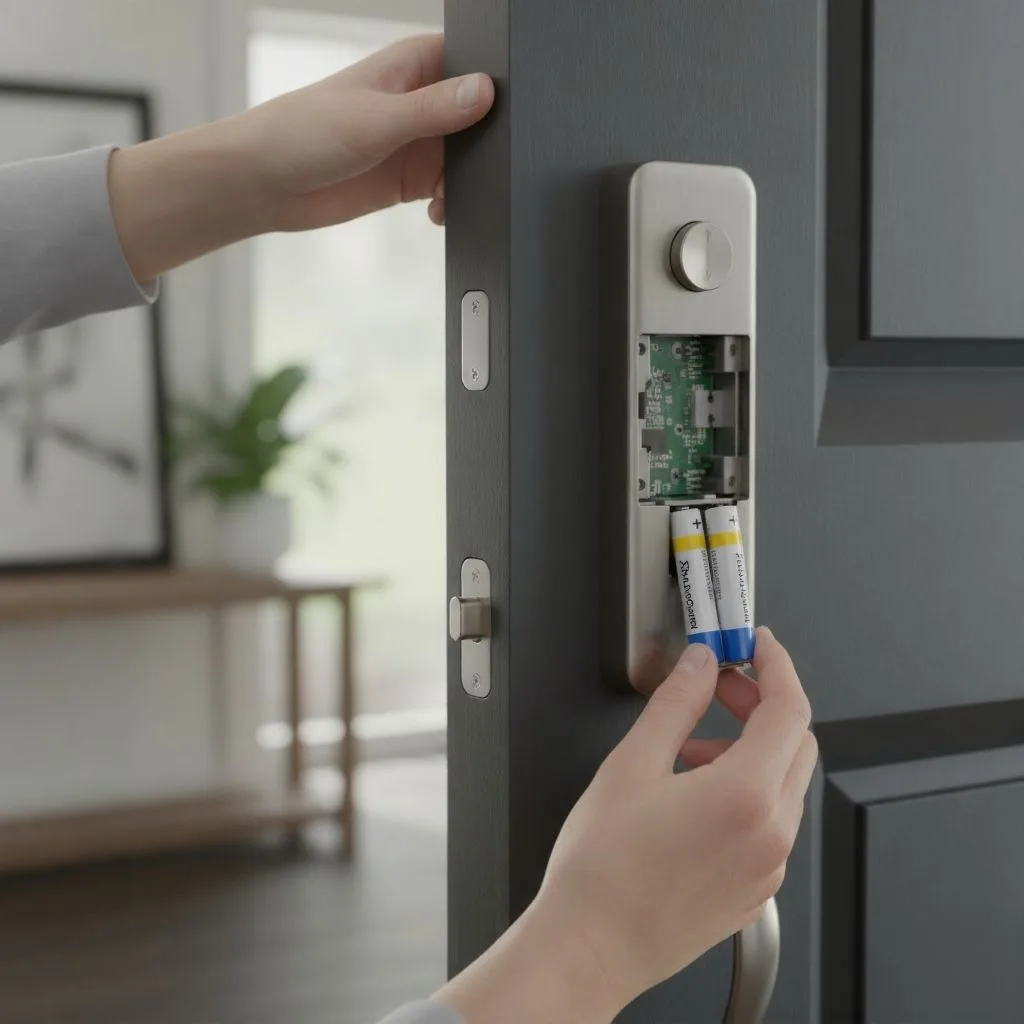 kwikset smart lock battery type