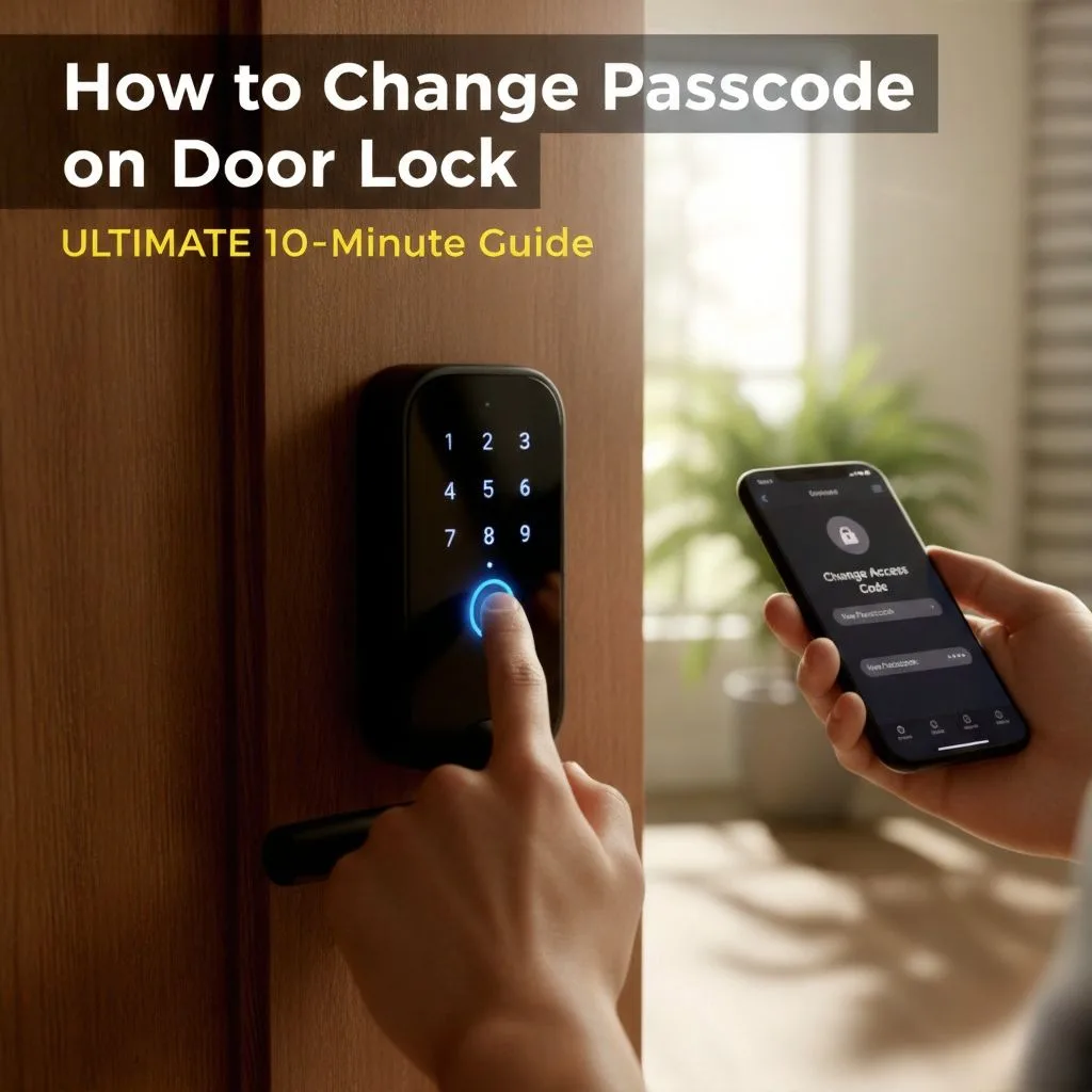 How to change passcode on door lock