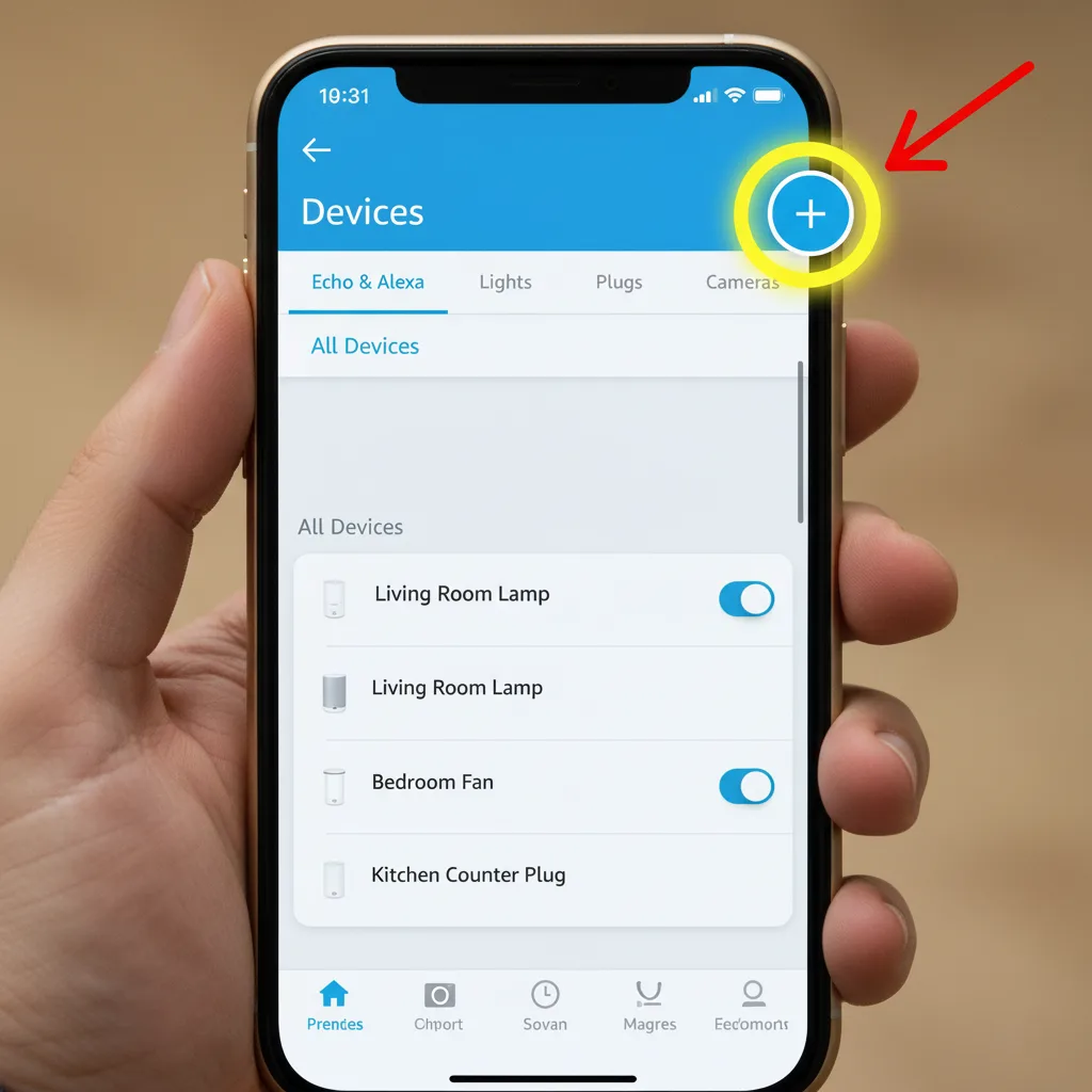 Add smart plug to Alexa app