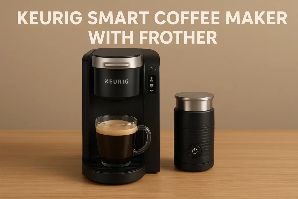 Keurig smart coffee maker with frother