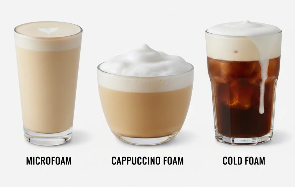 Microfoam vs. Cappuccino Foam vs. Cold Foam